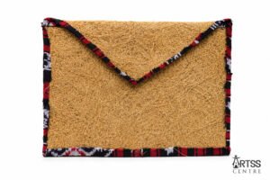 Coconut Fiber Laptop Sleeve with Traditional Tais