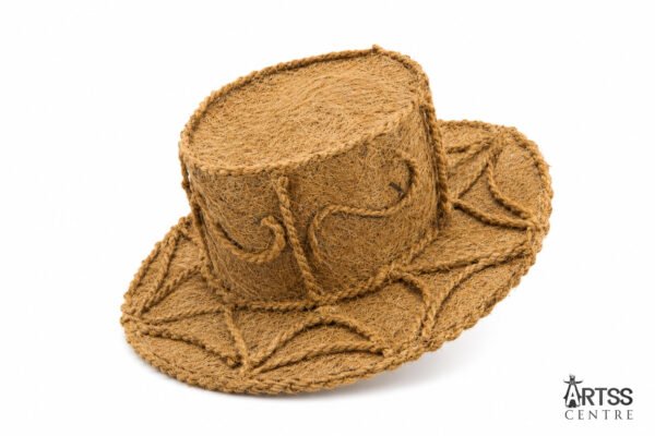 Handcrafted Coconut Fiber Cowboy Hat